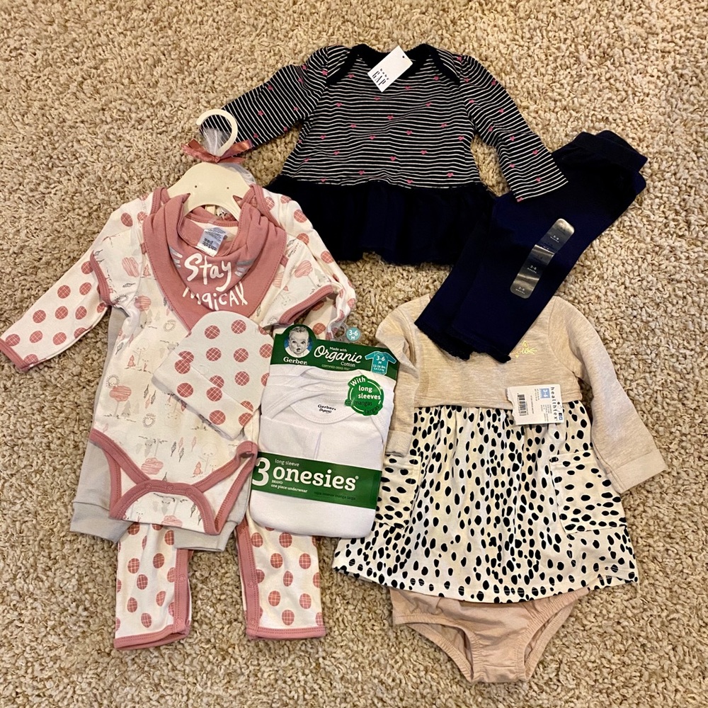 Brand new baby girl clothes